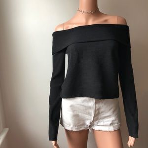 Off-The-Shoulder Long Sleeve